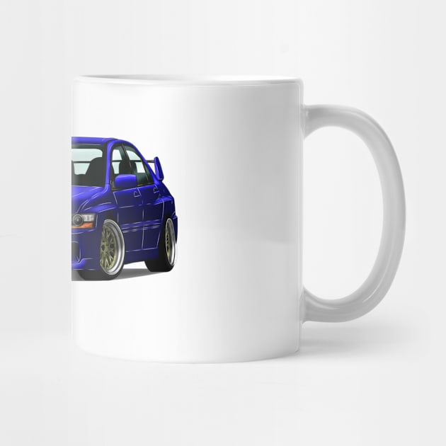 JDM EVO Blue Simple by OSJ Store